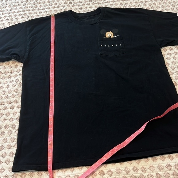 Neff x Mickey Mouse Peek Pocket Disney Collab Black T-Shirt Size XL - Picture 5 of 8